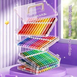 Bút Màu Màu Acrylic Marker Tranh Vẽ Cho Bé Nhiều Màu Ngòi Brush Combo Hộp Đa Dạng Màu Sắc Vẽ Được Trên Mọi Chất Liệu