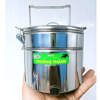 Cặp Lồng Inox 304 Trường Thành 14cm - Camen Đựng Cơm Thức Ăn Dày Dặn, An Toàn Sức Khỏe