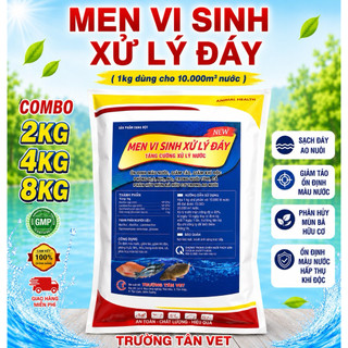 MEN VI SINH SỬ LÝ ĐÁY combooo 2kg 4kg 8kg cực sốc   cho nuô.i chồn.g thuỷ sả.n Tôm, Cua, Cá..