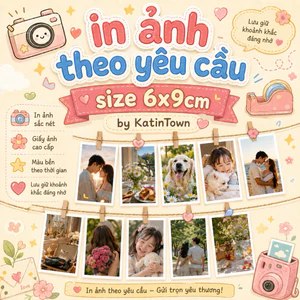 In Ảnh Size 6x9 Giấy Lụa Cao Cấp Chính Hãng Có Free Cán Màng