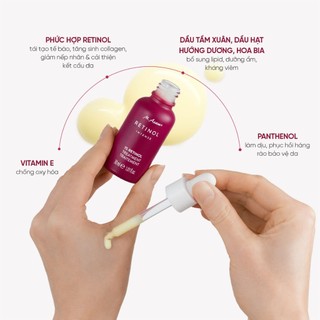 Dưỡng chất Retinol 1% M.Asam RETINOL INTENSE 1% Retinol Treatment 30ml