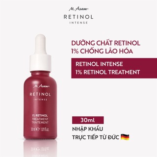 Dưỡng chất Retinol 1% M.Asam RETINOL INTENSE 1% Retinol Treatment 30ml
