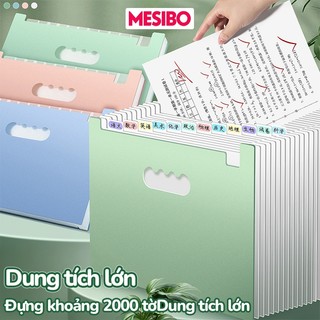 Túi Đựng Tài Liệu Cho Học Sinh Văn Phòng A4 13 Chia Ngăn Kẹp Tài Liệu Chống Nước, Bìa Dày, Đựng Hồ Sơ Gọn Gàng, Chắc Chắ