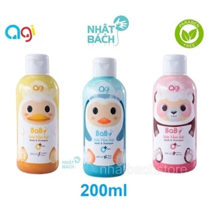 Sữa tắm gội AGI sữa tắm toàn thân 2 in 1 cho bé sơ sinh 200ml