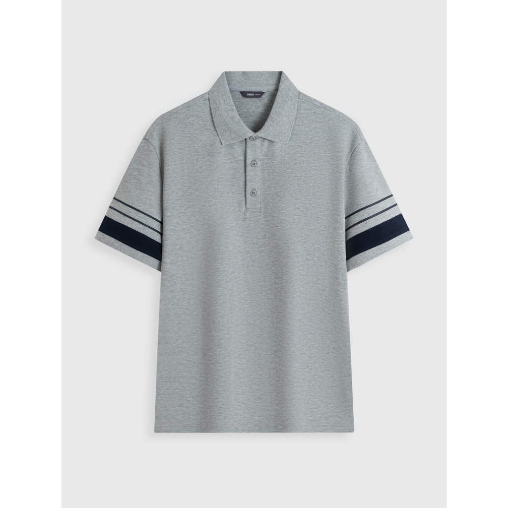 Áo polo nam CANIFA cổ bẻ cộc tay phối màu chất liệu co giãn thoáng khí 8TP26S011