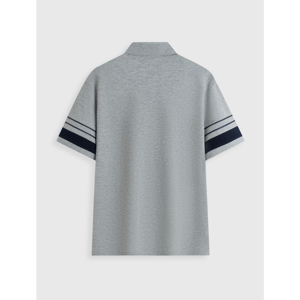 Áo polo nam CANIFA cổ bẻ cộc tay phối màu chất liệu co giãn thoáng khí 8TP26S011