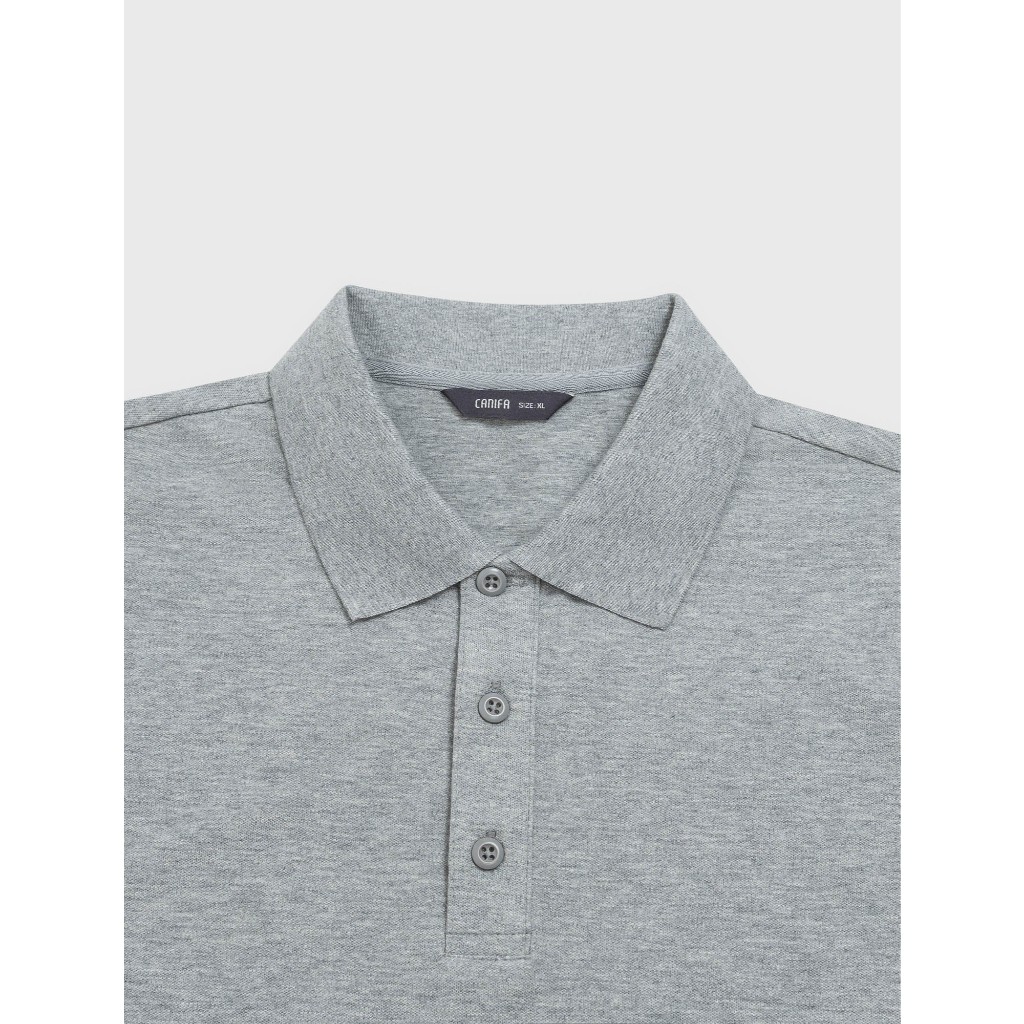 Áo polo nam CANIFA cổ bẻ cộc tay phối màu chất liệu co giãn thoáng khí 8TP26S011