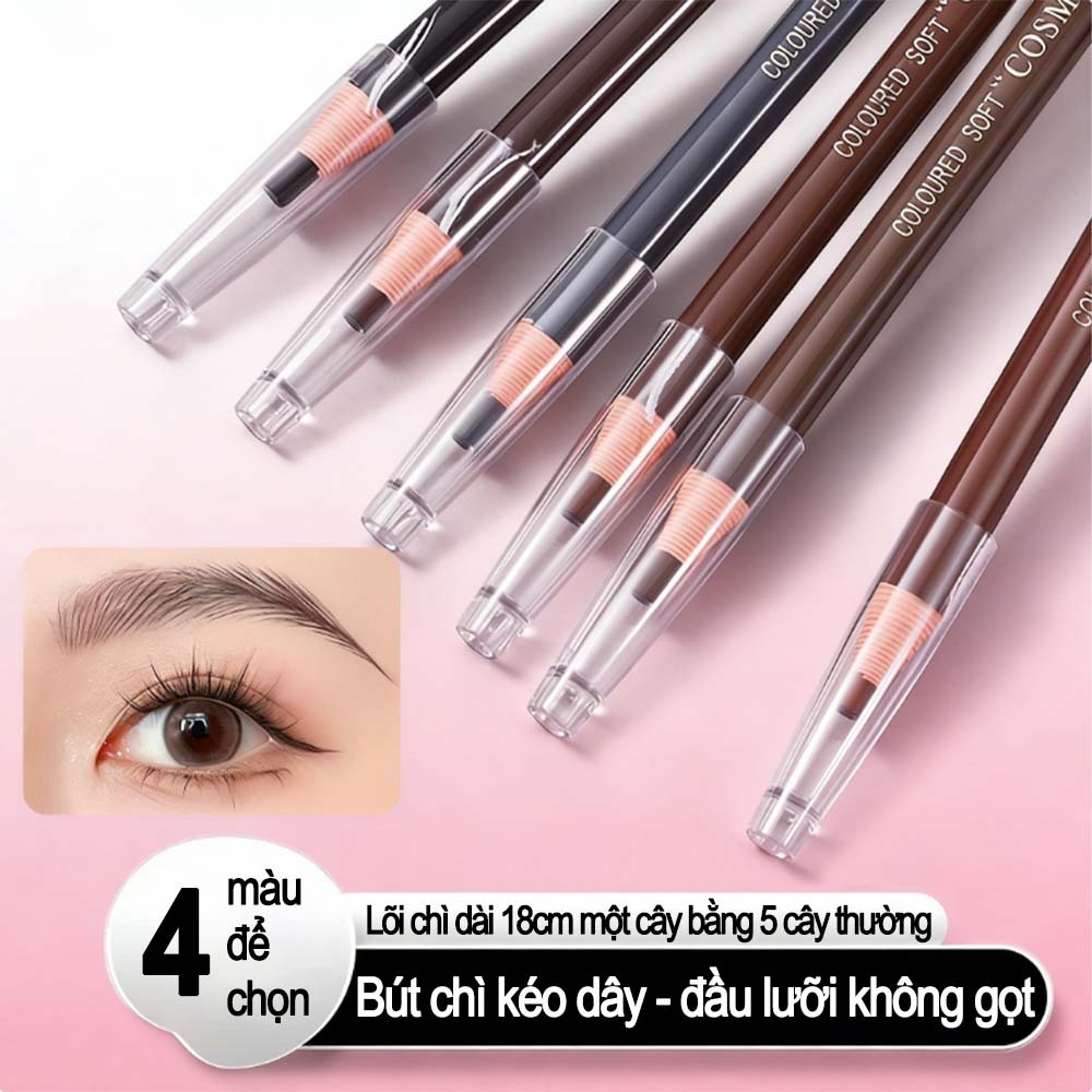 Combo 2 Siêu Phẩm Kẻ & Chuốt Mày – Dáng Mày 3D, Mềm Mượt, Không Lem, Không Trôi, Mày Đẹp Tự Nhiên