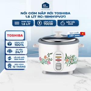 Nồi Cơm Điện Nắp Rời Toshiba RC-18MH1PV(F) 1.8L - Hàng Chính Hãng