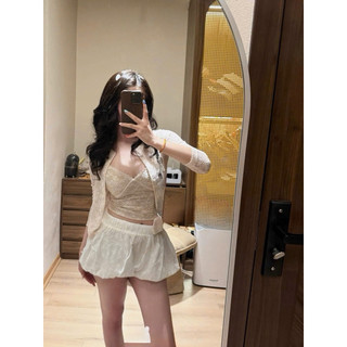 •𝙆𝙞𝙣𝙜𝙨𝙝𝙤𝙥𝙗𝙚𝙖𝙪𝙩𝙮•Set Áo Ren Bra 2Món Baby L1