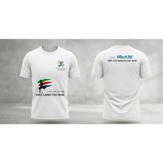 Áo thun cotton World Cup 2026 tặng kèm Điều hòa Di động 2 chiều VTech365, Áo ngắn tay thể thao