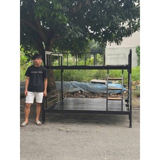 giường ngủ 2 tầng cho nhà không gian hẹp dễ tháo lắp an toàn cho trẻ nhỏ