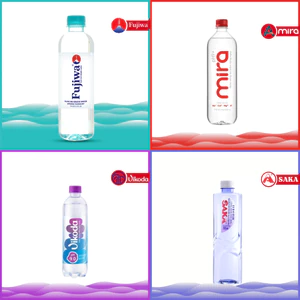 Nước Uống Khoáng Ion Kiềm Cao Cấp Đóng Chai đến từ các thương hiệu Lớn Fujiwa, Mira, Ocany, i-on Life, Vikoda, Saka