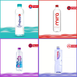 Nước Uống Khoáng Ion Kiềm Cao Cấp Đóng Chai đến từ các thương hiệu Lớn Fujiwa, Mira, Ocany, i-on Life, Vikoda, Saka