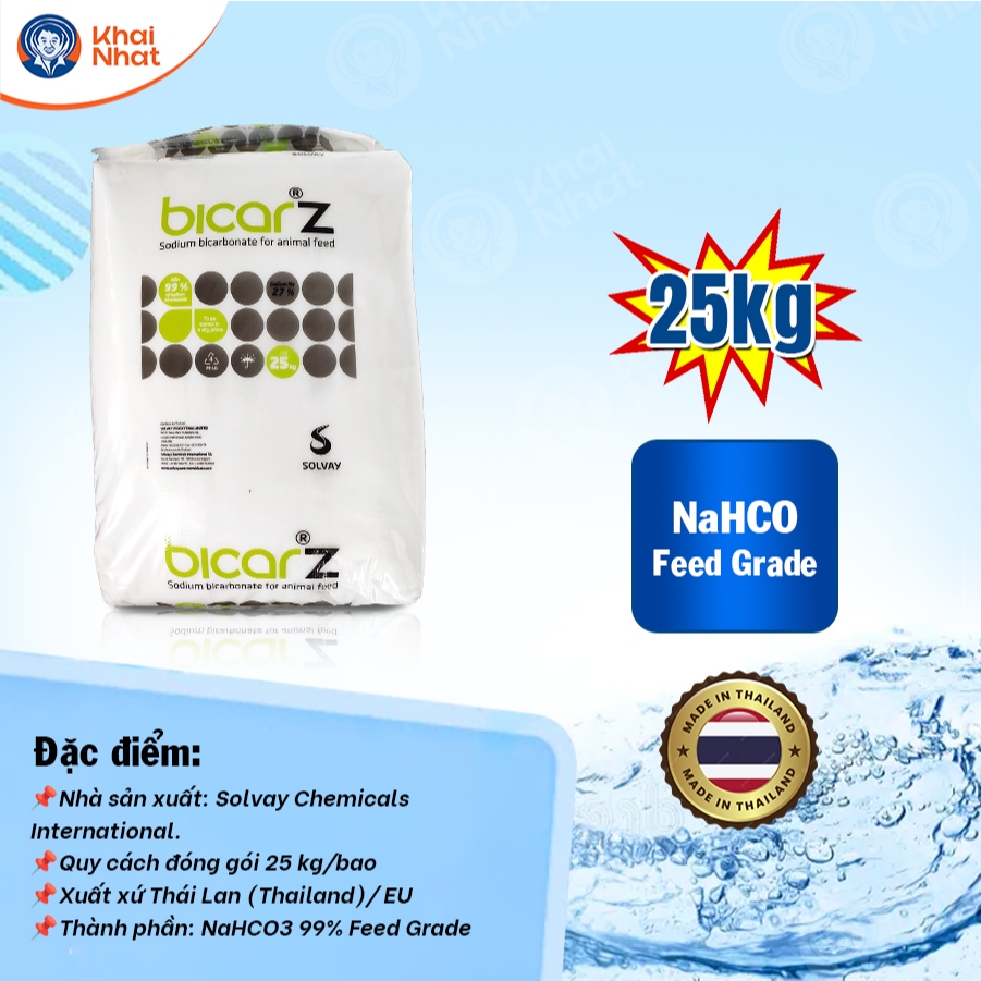 Bicar Z Thái/EU - Sodium Bicarbonate (25kg/bao) – NaHCO 99% Feed Grade