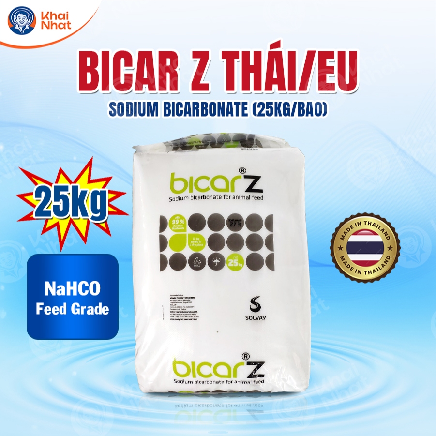 Bicar Z Thái/EU - Sodium Bicarbonate (25kg/bao) – NaHCO 99% Feed Grade