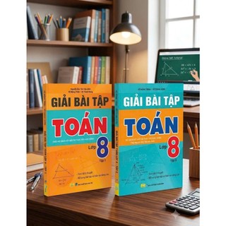Sách -  Combo 2 Cuốn Giải Bài Tập Toán 8 - Bộ Sách Kết Nối Tri Thức Với Cuộc Sống - ndbooks