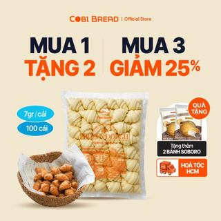 [HỎA TỐC HCM] Bánh Mini Croissant Đông Lạnh 7g Cobi Bread - Túi 50c/100c
