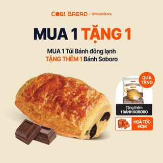 [Hỏa tốc HCM] Bánh Đông Lạnh Ngàn Lớp Nhân Socola 75gr - Túi 6 bánh/ 20 bánh Cobi Bread HSD 12 Tháng