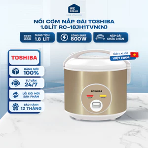 Nồi Cơm Nắp Gài Toshiba RC-18JH1TVN(N) 1.8L - Hàng Chính Hãng