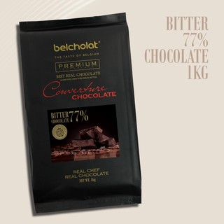 Socola Đen Couverture Belcholat Bitter 77% Cacao Đắng đậm ít ngọt Làm Bánh Ganache Bonbon Chocolate