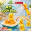 Vòi Sen Tắm Vịt Cướp Biển Phun Nước 4 Trong 1 Tự Động BỐ KHỦNG LONG Đồ Chơi Tắm Cho Bé Đồ Chơi Dưới Nước Cho Bé
