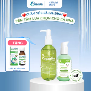 Combo Dung Dịch Vệ Sinh Mẹ Và Bé Organine và Orgabie, Hỗ Trợ Làm Sạch, Khử Mùi Hiệu Quả, Dịu Nhẹ Cho Làn Da Mẹ Và Bé