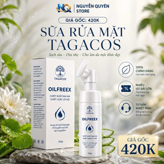Sữa Rửa Mặt Kiềm Dầu OilFreex TAGACOS Chiết Xuất Rau Má & Lô Hội 150g