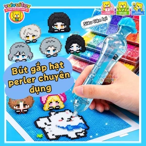 【Hàng có sẵn🚚】Bút gắp hạt dạng bấm + Bàn ủi chuyên dụng đế chống dính-Bộ dụng cụ hạt xếp perler