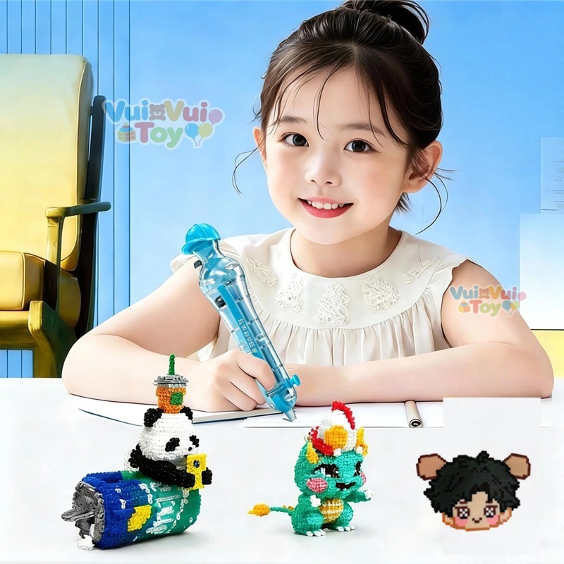 【Hàng có sẵn🚚】Bút gắp hạt dạng bấm + Bàn ủi chuyên dụng đế chống dính-Bộ dụng cụ hạt xếp perler