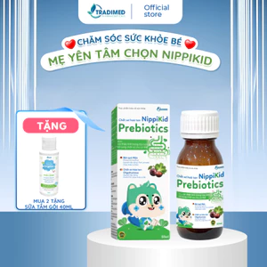 Chất xơ hòa tan Prebiotics NippiKid - Hỗ trợ nhuận tràng, giảm táo bón, tăng cường lợi khuẩn và cải thiện nhu động ruột