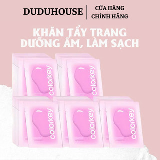 Khăn Lau Tẩy Trang Colorkey Clear Makeup Remover Wipe Làm Sạch Nhẹ Nhàng 6g