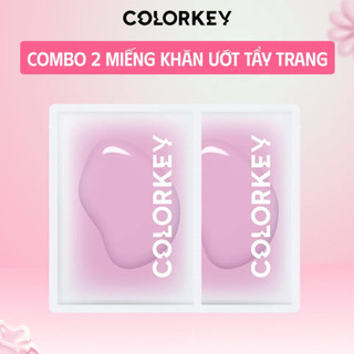 Khăn Lau Tẩy Trang Colorkey Clear Makeup Remover Wipe Làm Sạch Nhẹ Nhàng 6g