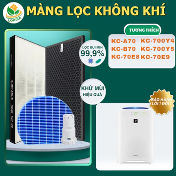 Màng lọc không khí thay thế cho máy KC-A70, KC-B70, KC-700Y4 KC-700Y5, KC-70E8 KC-70E9 màng lọc bụi màng than