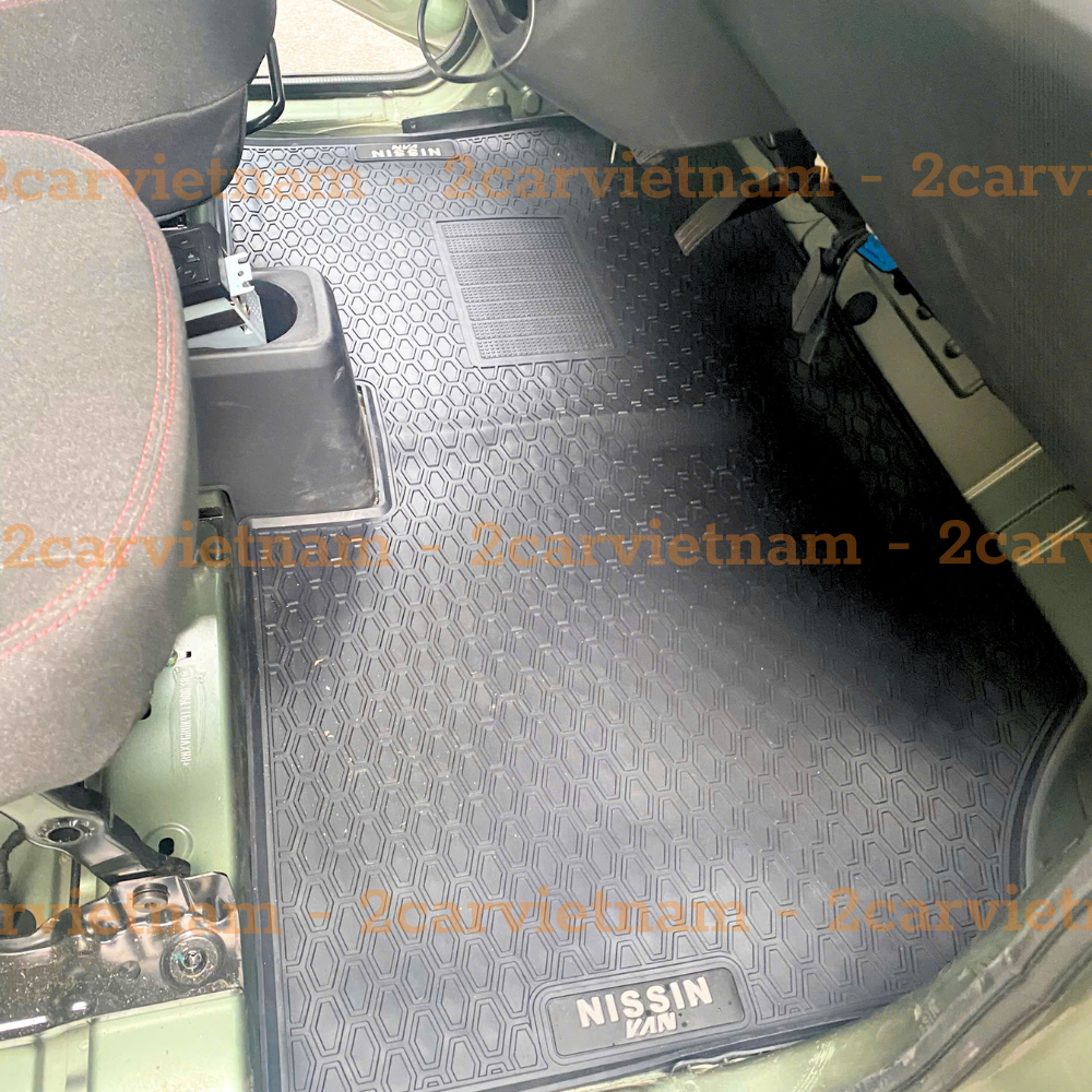 Thảm lót sàn cao su xe Vinfast EC VAN - Hàng đẹp, không mùi, không thấm nước, dễ vệ sinh