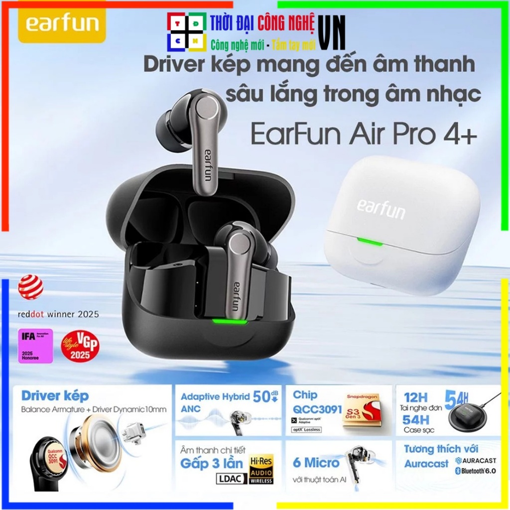 Earfun air pro 4 - Giá Tốt, Sale Tháng 07, Ship 0 Đồng | Shopee Việt Nam