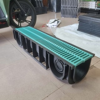 Cống thoát nước nhựa PP lắp ghép U200*20 : Nắp nhiều màu, tải trọng 1.5 tấn, thoát nước nhanh.