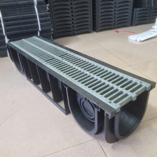 Cống thoát nước nhựa PP lắp ghép U200*20 : Nắp nhiều màu, tải trọng 1.5 tấn, thoát nước nhanh.