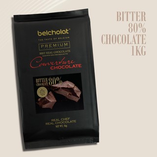 Socola Đen Couverture Belcholat Bitter 80% Cacao Đắng đậm hậu vị sâu Làm Bánh Ganache Bonbon