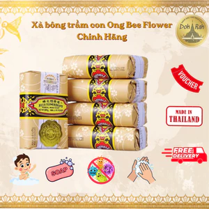 Xà bông trầm con Ong Bee Flower Chính Hãng - Xà bông mùi hương tuổi thơ - Mẫu 125g - SHOP DẦU DOKRAK