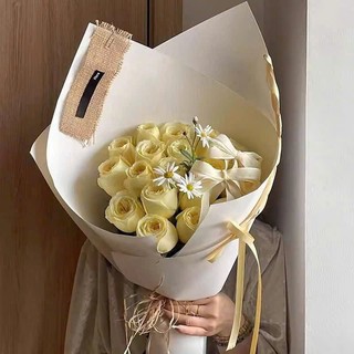 Giấy Bìa Cứng - Giấy Mĩ Thuật Gói Hoa Cao Cấp, Giấy Kraft Làm Bó Hoa Ốc Quế Phụ Liệu Gói Hoa DIY