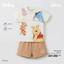 Bộ quần áo cộc tay cho bé họa tiết Disney Winnie the Pooh chất cotton mềm mát [0055]