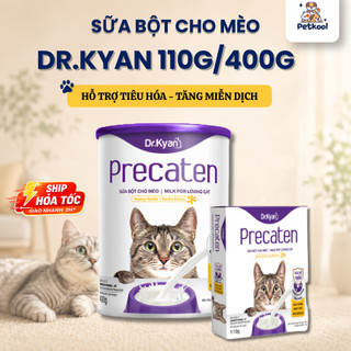 [COMBO] Sữa Bột Cho Mèo Dr.Kyan PRECATEN Cho Mèo Con Sơ Sinh, Mèo Mang Thai, Thiếu Chất Dinh Dưỡng Pet Kool