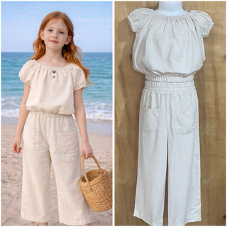 💯BEST SELLER💯Set Bộ Đi Biển Bé Gái Cao Cấp Vuikids68 - Đồ Bộ Thêu Hoa Tinh Xảo Phong Cách Hàn Quốc (13-45kg)