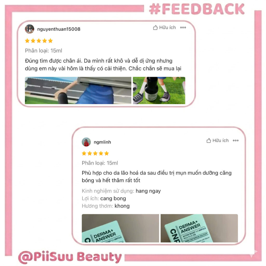 Tinh chất PDRN căng bóng sáng da hỗ trợ tái sinh CNP Derma Answer Active Boost Ampule