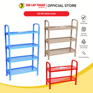 Kệ dép bàn chân lớn Tân Lập Thành Sản phẩm chất lượng, nhà nhà thịnh vượng, nhựa PP dày dặn gọn gàng