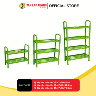 Kệ dép bàn chân lớn Tân Lập Thành Sản phẩm chất lượng, nhà nhà thịnh vượng, nhựa PP dày dặn gọn gàng