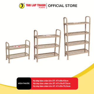 Kệ dép bàn chân lớn Tân Lập Thành Sản phẩm chất lượng, nhà nhà thịnh vượng, nhựa PP dày dặn gọn gàng