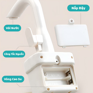Đồ Chơi Công Viên Nước 3IN1 Cho Bé - Câu Cá, Nhà Bếp Rửa Chén Có Vòi Nước Tuần Hoàn, Cầu Trượt Nước