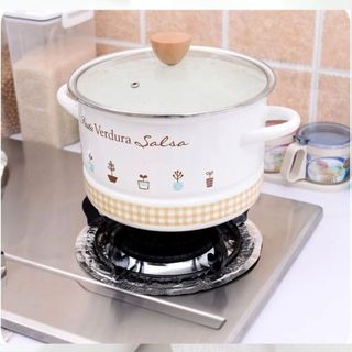 Homee.cok Set 50 Miếng Giấy Lót Bếp Gas Chống Dầu Mỡ - Giấy Bạc Lót Bếp Giữ Bếp Sạch, Dễ Thay Thế, Tiết Kiệm